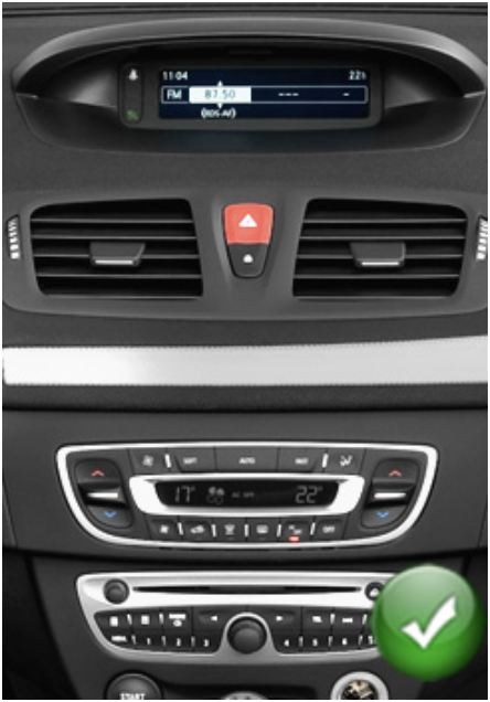 Autoradio Megane Usb Android Auto Carplay Gps Compatible Poste Radio